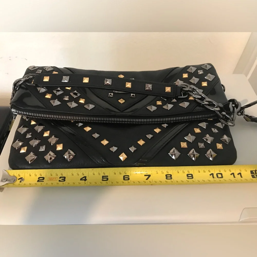 MCM Visetos Satchel Studded.